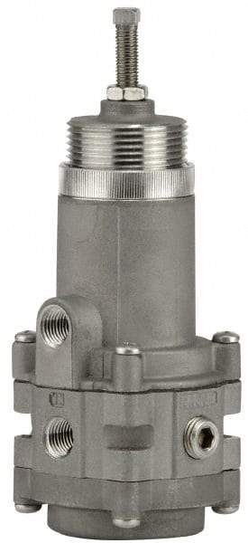 ARO/Ingersoll-Rand - 3/8 NPT Port, 20 CFM, Stainless Steel Diaphragm Operated Regulator - 0 to 60 psi Range, 250 Max psi Supply Pressure, 1/4" Gauge Port Thread, 2-1/2" Wide x 6.89" High - Benchmark Tooling