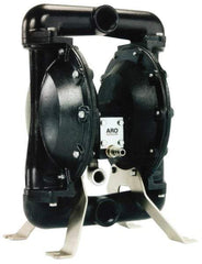 ARO/Ingersoll-Rand - 1-1/2" NPT, Metallic, Air Operated Diaphragm Pump - PTFE Diaphragm, Aluminum Housing - Benchmark Tooling