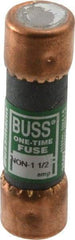 Cooper Bussmann - 125 VDC, 250 VAC, 1.5 Amp, Fast-Acting General Purpose Fuse - Fuse Holder Mount, 50.8mm OAL, 50 at AC/DC kA Rating, 9/16" Diam - Benchmark Tooling