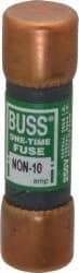 Cooper Bussmann - 125 VDC, 250 VAC, 10 Amp, Fast-Acting General Purpose Fuse - Fuse Holder Mount, 50.8mm OAL, 50 at AC/DC kA Rating, 9/16" Diam - Benchmark Tooling