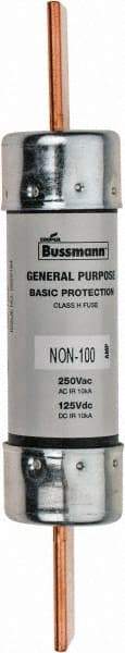 Cooper Bussmann - 125 VDC, 250 VAC, 100 Amp, Fast-Acting General Purpose Fuse - Bolt-on Mount, 5-7/8" OAL, 10 (RMS Symmetrical) kA Rating, 1-1/16" Diam - Benchmark Tooling