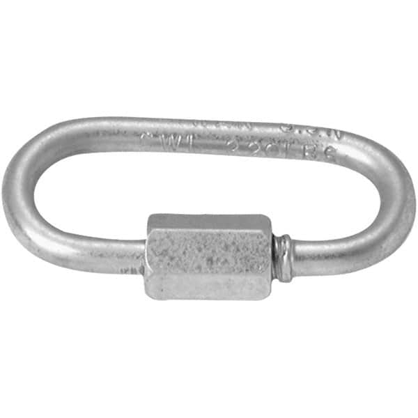 Campbell - 2-9/32" Long Quick Link - Stainless Steel with 19/64" Snap Opening - Benchmark Tooling