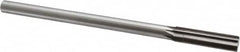 Interstate - 0.508" High Speed Steel 6 Flute Chucking Reamer - Straight Flute, 7/16" Straight Shank, 2" Flute Length, 8" OAL - Benchmark Tooling