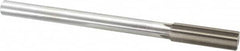 Interstate - 0.744" High Speed Steel 6 Flute Chucking Reamer - Straight Flute, 5/8" Straight Shank, 2-1/2" Flute Length, 9-1/2" OAL - Benchmark Tooling