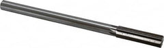 Interstate - 0.679" High Speed Steel 6 Flute Chucking Reamer - Straight Flute, 9/16" Straight Shank, 2-1/4" Flute Length, 9" OAL - Benchmark Tooling