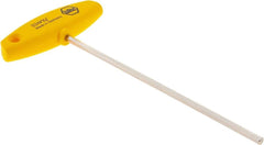 Wiha - 5/32" Hex, T-Handle, Hex Key - 6" OAL, Inch System of Measurement - Benchmark Tooling