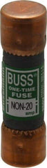 Cooper Bussmann - 125 VDC, 250 VAC, 20 Amp, Fast-Acting General Purpose Fuse - Fuse Holder Mount, 50.8mm OAL, 50 at AC/DC kA Rating, 9/16" Diam - Benchmark Tooling