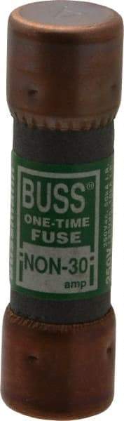 Cooper Bussmann - 125 VDC, 250 VAC, 30 Amp, Fast-Acting General Purpose Fuse - Fuse Holder Mount, 50.8mm OAL, 50 at AC/DC kA Rating, 9/16" Diam - Benchmark Tooling