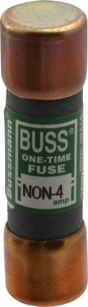 Cooper Bussmann - 125 VDC, 250 VAC, 4 Amp, Fast-Acting General Purpose Fuse - Fuse Holder Mount, 50.8mm OAL, 50 at AC/DC kA Rating, 9/16" Diam - Benchmark Tooling