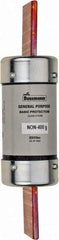 Cooper Bussmann - 125 VDC, 250 VAC, 400 Amp, Fast-Acting General Purpose Fuse - Bolt-on Mount, 8-5/8" OAL, 10 (RMS Symmetrical) kA Rating, 2-1/16" Diam - Benchmark Tooling