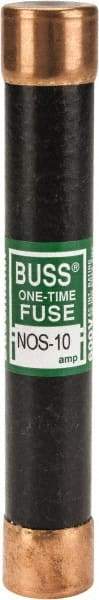 Cooper Bussmann - 600 VAC, 10 Amp, Fast-Acting General Purpose Fuse - Fuse Holder Mount, 127mm OAL, 50 at AC/DC kA Rating, 13/16" Diam - Benchmark Tooling