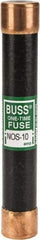 Cooper Bussmann - 600 VAC, 10 Amp, Fast-Acting General Purpose Fuse - Fuse Holder Mount, 127mm OAL, 50 at AC/DC kA Rating, 13/16" Diam - Benchmark Tooling