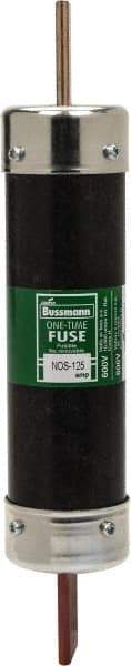 Cooper Bussmann - 600 VAC, 125 Amp, Fast-Acting General Purpose Fuse - Bolt-on Mount, 9-5/8" OAL, 10 (RMS Symmetrical) kA Rating, 1-13/16" Diam - Benchmark Tooling