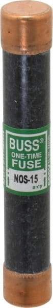 Cooper Bussmann - 600 VAC, 15 Amp, Fast-Acting General Purpose Fuse - Fuse Holder Mount, 127mm OAL, 50 at AC/DC kA Rating, 13/16" Diam - Benchmark Tooling