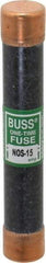 Cooper Bussmann - 600 VAC, 15 Amp, Fast-Acting General Purpose Fuse - Fuse Holder Mount, 127mm OAL, 50 at AC/DC kA Rating, 13/16" Diam - Benchmark Tooling