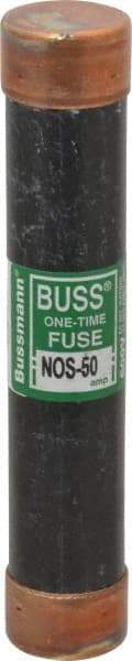 Cooper Bussmann - 600 VAC, 50 Amp, Fast-Acting General Purpose Fuse - Fuse Holder Mount, 5-1/2" OAL, 50 at AC/DC kA Rating, 1-1/16" Diam - Benchmark Tooling