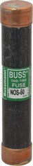 Cooper Bussmann - 600 VAC, 50 Amp, Fast-Acting General Purpose Fuse - Fuse Holder Mount, 5-1/2" OAL, 50 at AC/DC kA Rating, 1-1/16" Diam - Benchmark Tooling