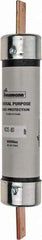 Cooper Bussmann - 600 VAC, 80 Amp, Fast-Acting General Purpose Fuse - Bolt-on Mount, 7-7/8" OAL, 10 (RMS Symmetrical) kA Rating, 1-5/16" Diam - Benchmark Tooling