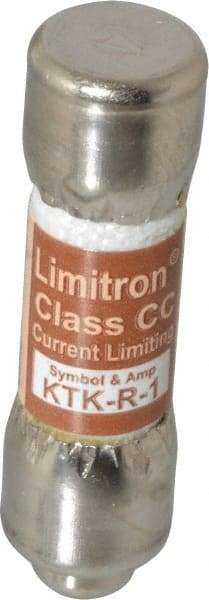 Cooper Bussmann - 600 VAC, 1 Amp, Fast-Acting General Purpose Fuse - Fuse Holder Mount, 1-1/2" OAL, 200 at AC (RMS) kA Rating, 13/32" Diam - Benchmark Tooling