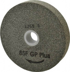 Standard Abrasives - 6" Diam, 1" Face Width, 1" Center Hole, Fine Grade, Silicon Carbide Deburring Wheel - Convolute, Hard Density 8 Grade, 6,000 RPM - Benchmark Tooling