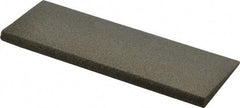 Norton - 4-1/2" Long x 1-3/4" Diam x 1/4" Thick, Aluminum Oxide Sharpening Stone - Round Edge Slip, Coarse Grade - Benchmark Tooling