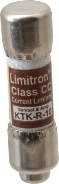 Cooper Bussmann - 600 VAC, 10 Amp, Fast-Acting General Purpose Fuse - Fuse Holder Mount, 1-1/2" OAL, 200 at AC (RMS) kA Rating, 13/32" Diam - Benchmark Tooling