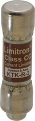 Cooper Bussmann - 600 VAC, 2 Amp, Fast-Acting General Purpose Fuse - Fuse Holder Mount, 1-1/2" OAL, 200 at AC (RMS) kA Rating, 13/32" Diam - Benchmark Tooling