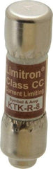 Cooper Bussmann - 600 VAC, 8 Amp, Fast-Acting General Purpose Fuse - Fuse Holder Mount, 1-1/2" OAL, 200 at AC (RMS) kA Rating, 13/32" Diam - Benchmark Tooling