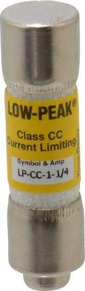 Cooper Bussmann - 300 VDC, 600 VAC, 1.25 Amp, Time Delay General Purpose Fuse - Fuse Holder Mount, 1-1/2" OAL, 20 at DC, 200 at AC (RMS) kA Rating, 13/32" Diam - Benchmark Tooling