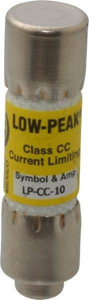 Cooper Bussmann - 150 VDC, 600 VAC, 10 Amp, Time Delay General Purpose Fuse - Fuse Holder Mount, 1-1/2" OAL, 20 at DC, 200 at AC (RMS) kA Rating, 13/32" Diam - Benchmark Tooling