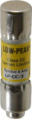 Cooper Bussmann - 150 VDC, 600 VAC, 3 Amp, Time Delay General Purpose Fuse - Fuse Holder Mount, 1-1/2" OAL, 20 at DC, 200 at AC (RMS) kA Rating, 13/32" Diam - Benchmark Tooling