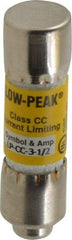 Cooper Bussmann - 150 VDC, 600 VAC, 3.5 Amp, Time Delay General Purpose Fuse - Fuse Holder Mount, 1-1/2" OAL, 20 at DC, 200 at AC (RMS) kA Rating, 13/32" Diam - Benchmark Tooling