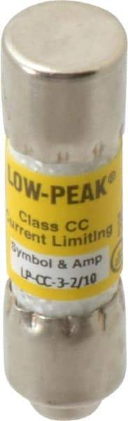 Cooper Bussmann - 150 VDC, 600 VAC, 3.2 Amp, Time Delay General Purpose Fuse - Fuse Holder Mount, 1-1/2" OAL, 20 at DC, 200 at AC (RMS) kA Rating, 13/32" Diam - Benchmark Tooling