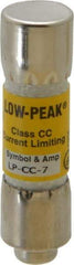 Cooper Bussmann - 150 VDC, 600 VAC, 7 Amp, Time Delay General Purpose Fuse - Fuse Holder Mount, 1-1/2" OAL, 20 at DC, 200 at AC (RMS) kA Rating, 13/32" Diam - Benchmark Tooling