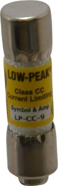 Cooper Bussmann - 150 VDC, 600 VAC, 9 Amp, Time Delay General Purpose Fuse - Fuse Holder Mount, 1-1/2" OAL, 20 at DC, 200 at AC (RMS) kA Rating, 13/32" Diam - Benchmark Tooling