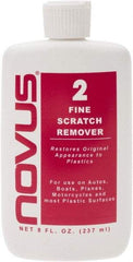 Novus - 8 Ounce Bottle Scratch Remover for Plastic - Fine Scratch Remover - Benchmark Tooling