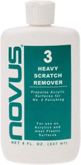 Novus - 8 Ounce Bottle Scratch Remover for Plastic - Heavy Scratch Remover - Benchmark Tooling