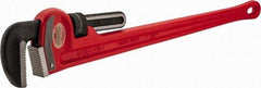 Ridgid - 36" Cast Iron & Steel Straight Pipe Wrench - 5" Pipe Capacity - Benchmark Tooling