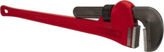 Ridgid - 60" Cast Iron Straight Pipe Wrench - 8" Pipe Capacity - Benchmark Tooling