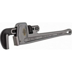 Ridgid - 18" Aluminum Straight Pipe Wrench - 2-1/2" Pipe Capacity - Benchmark Tooling