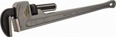Ridgid - 36" Aluminum Straight Pipe Wrench - 5" Pipe Capacity - Benchmark Tooling