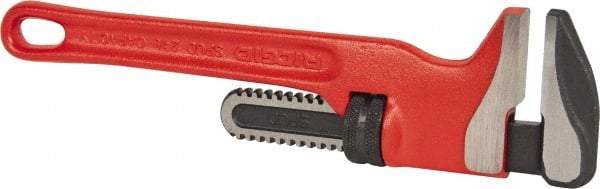 Ridgid - 12" Steel Straight Spud Pipe Wrench - 2-5/8" Pipe Capacity - Benchmark Tooling