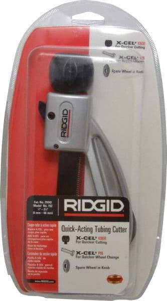 Ridgid - 1/4" to 2-5/8" Pipe Capacity, Tube Cutter - Cuts Metal - Benchmark Tooling