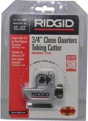 Ridgid - 3/16" to 15/16" Pipe Capacity, Mini Tube Cutter - Cuts Copper, Aluminum, Brass, Plastic - Benchmark Tooling