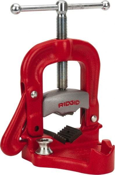 Ridgid - 1/8" to 4" Pipe Capacity, Bench Yoke Vise - Benchmark Tooling