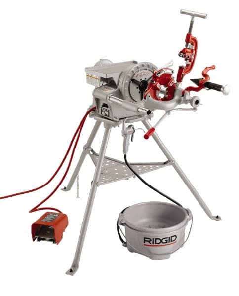 Ridgid - Metal Metal Cutting and Forming Machine Stand - For Use with Model 122XL Copper and Stainless Steel Cutting Machines, Model 300 Power Drive - Benchmark Tooling