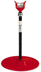 Ridgid - 6" Pipe Capacity, Adjustable Pipe Stand with Plain Support Head - 32" to 41" High, 2,500 Lb Capacity - Benchmark Tooling