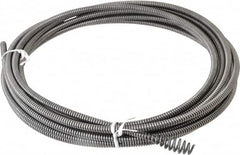 Ridgid - 5/16" x 25' Inner Core with Bulb Auger Cable for Drain Cleaning Machine Sink Drum - For Use with Models K25, K39, K3800 & K50 - Benchmark Tooling