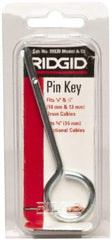 Ridgid - Drain Cleaning Machine Coupling Pin - For Use with Models K39, K50, K375 & K3800 - Benchmark Tooling