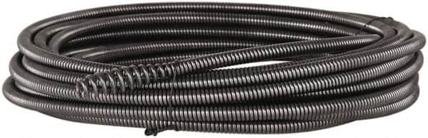 Ridgid - 3/8" x 35' Drain Cleaning Machine Cable - Bulb Auger, 1-1/4" to 1-1/2" Pipe, Use with Models K39, K40 & K50 - Benchmark Tooling